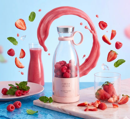 Rechargeable Handheld Mini Juicer Portable Blender for Shakes and Smoothies
