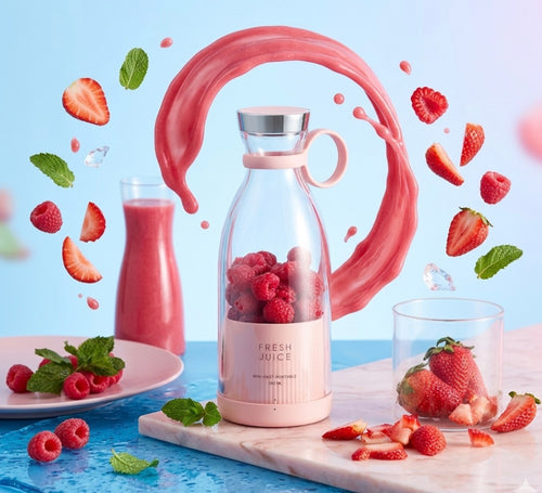 Rechargeable Handheld Mini Juicer Portable Blender for Shakes and Smoothies