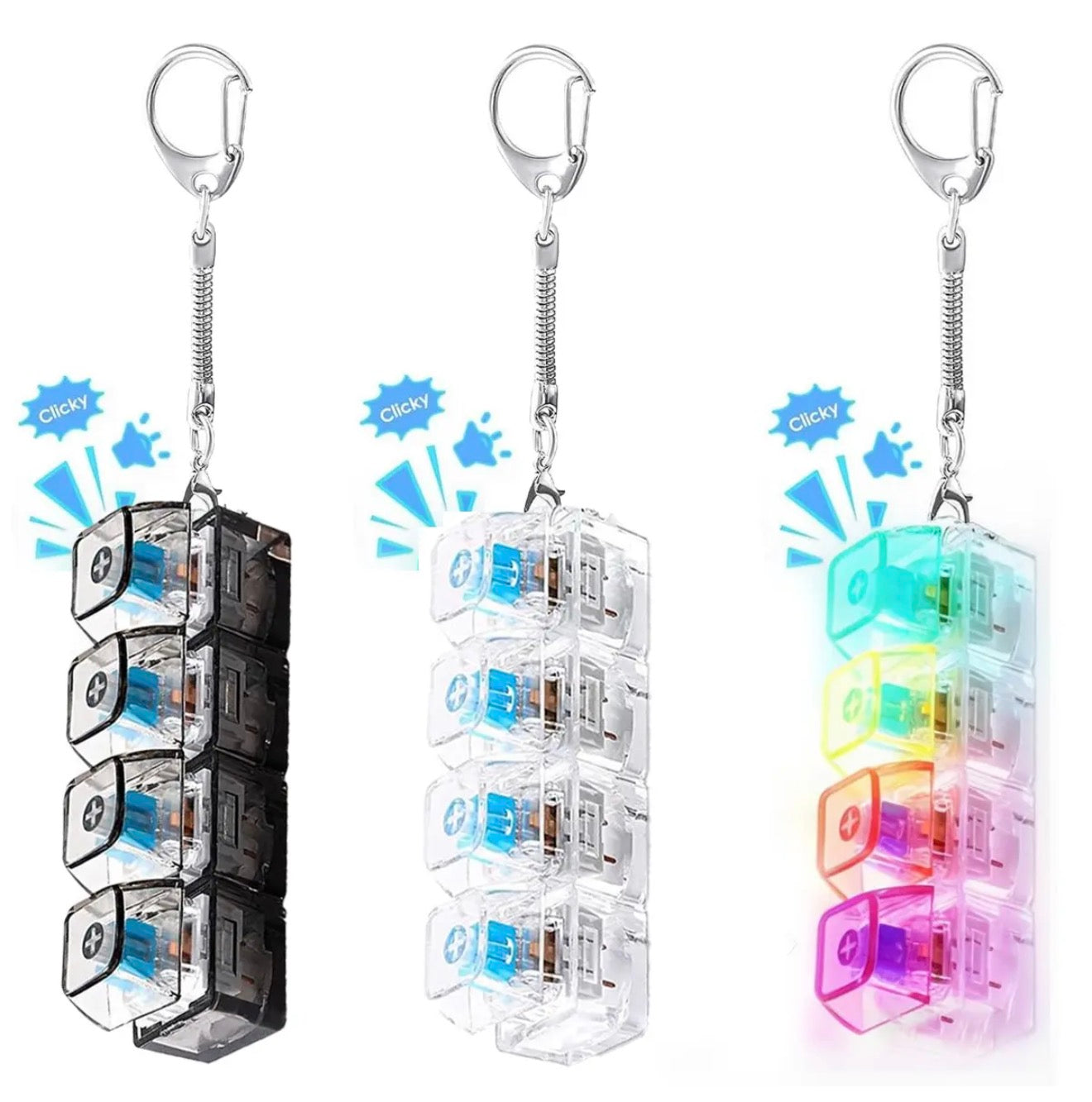 Clickie 4-Key Mechanical Fidget Keyboard